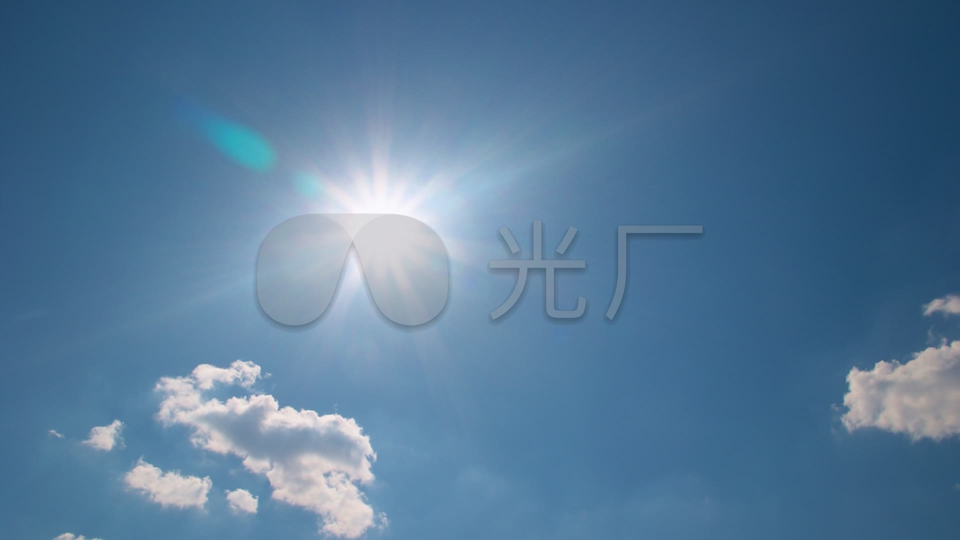 晴天天空稀疏的云_1920x1080_高清视频素材下载(编号