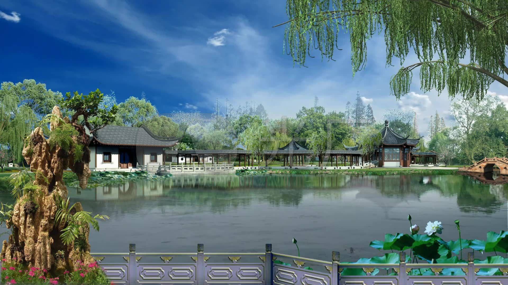 戏曲游园景