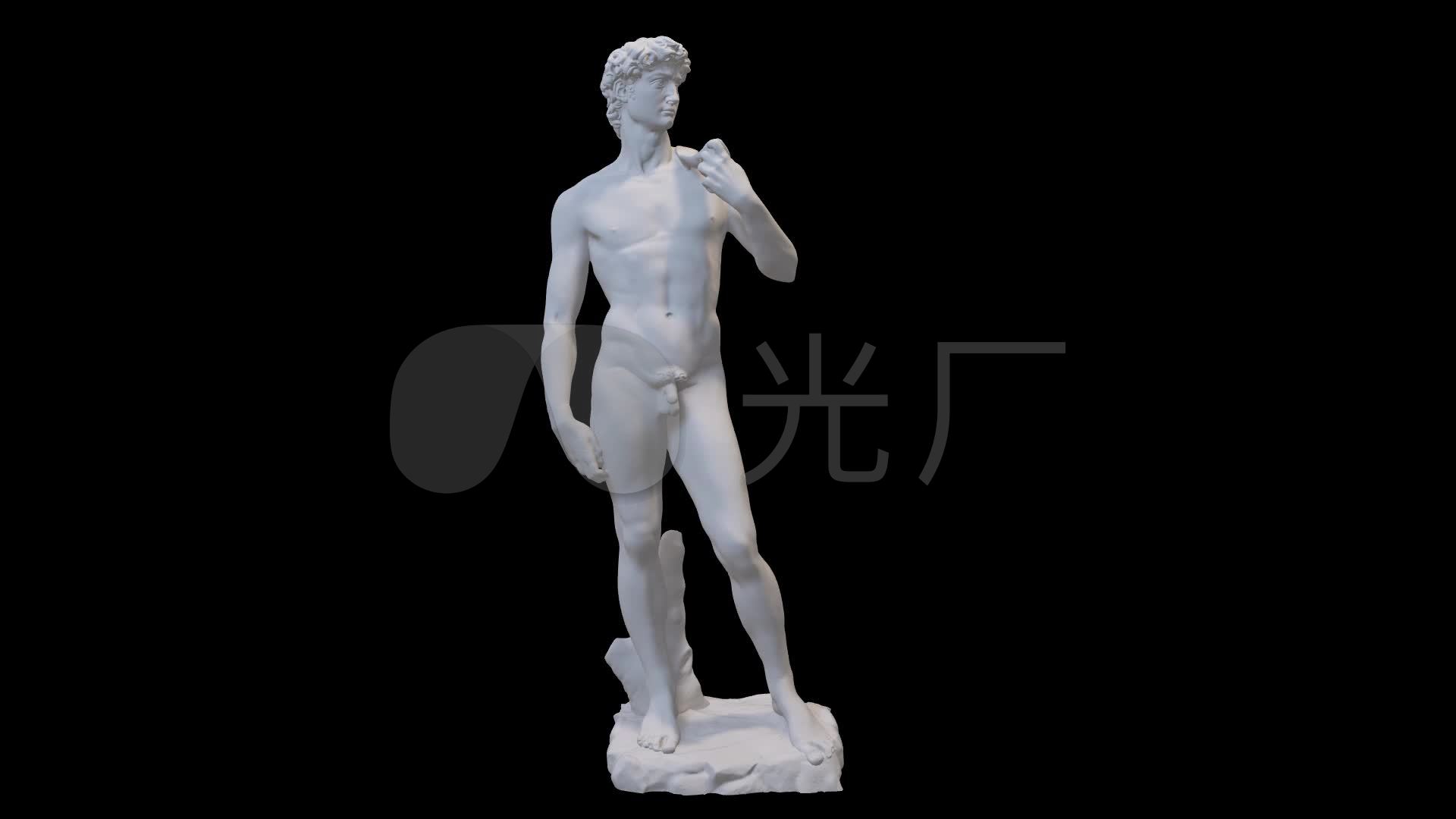 大卫石膏像3d模型_3dmax下载(编号:3272596)_3d模型