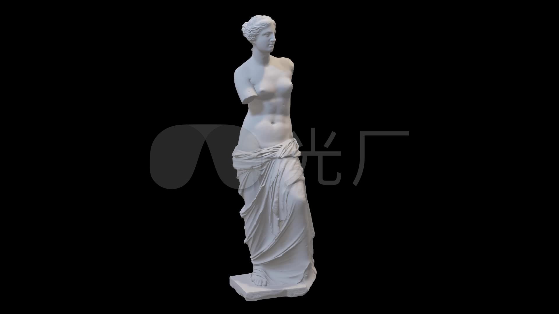 维纳斯石膏像3d模型_3dmax下载(编号:3272595)_3d模型