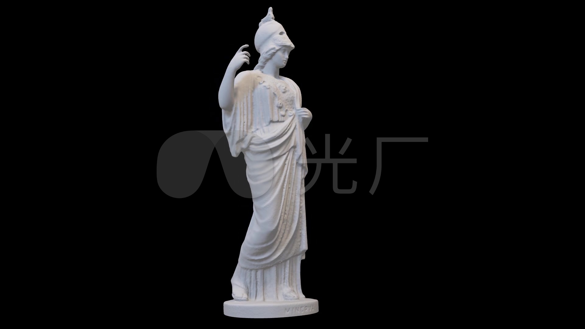 智慧女神石膏像3d模型_3dmax下载(编号:3277152)_3d模型_vj师网 www.