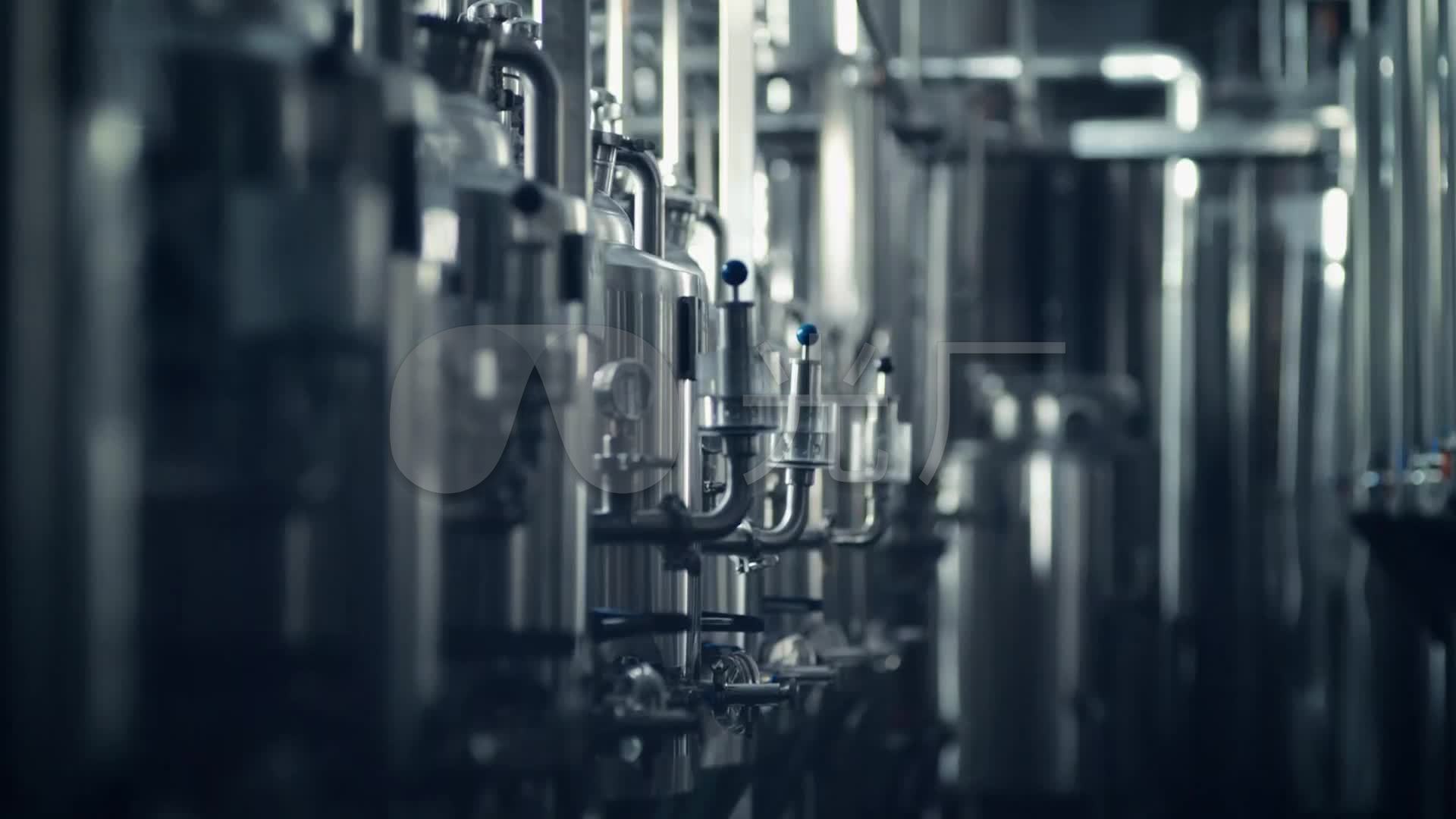 啤酒原料酿造加工生产车间