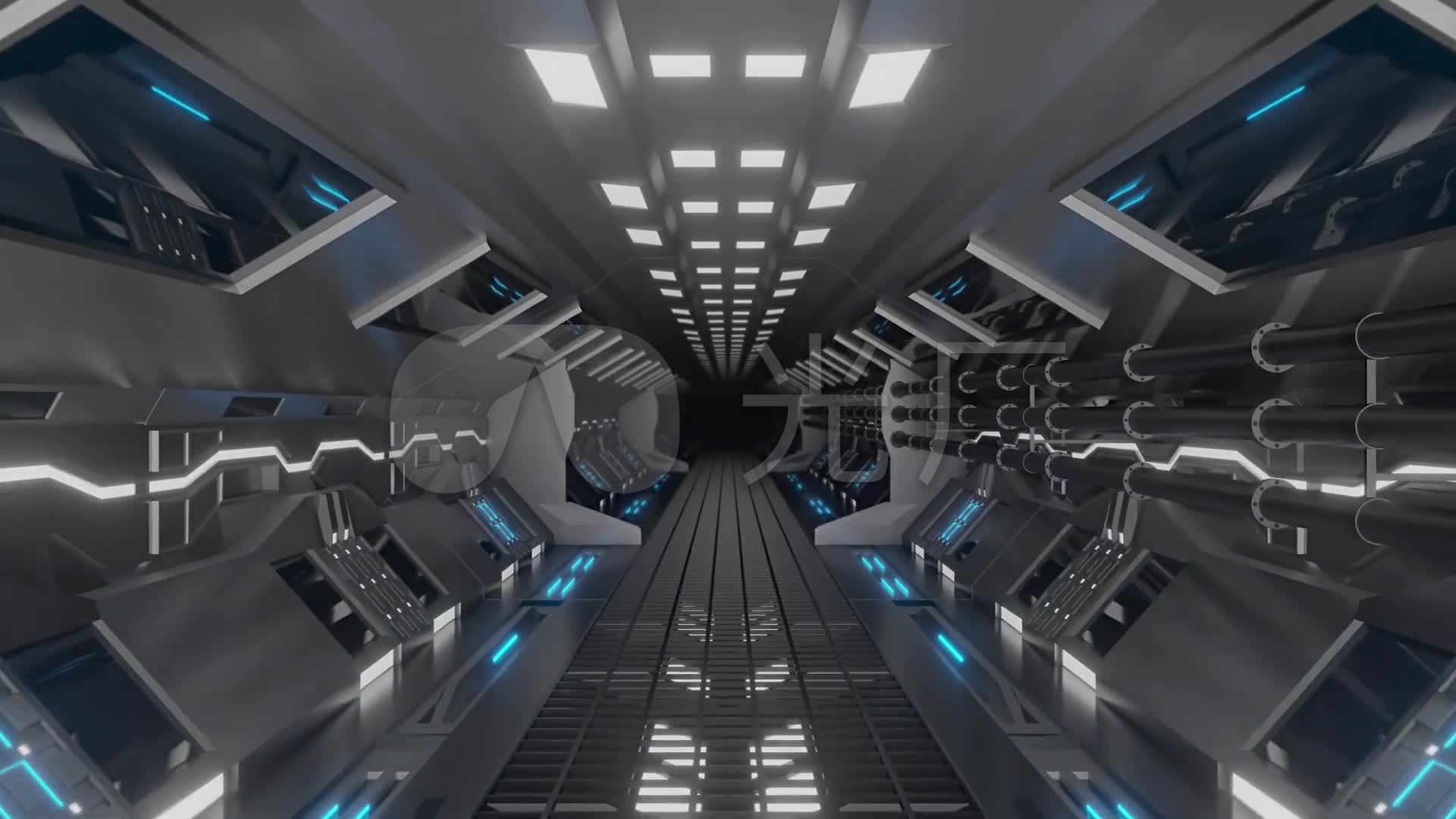 太空舱太空舱内仓宇宙飞船航天器_1920x1080_高清视频素材下载(编号