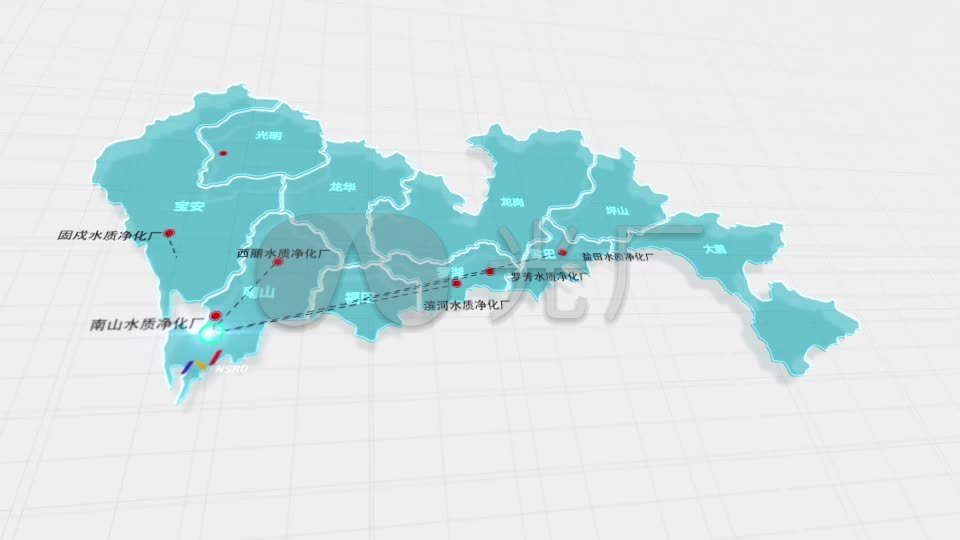 深圳地图_1下载(编号:3291893)_ae模板_vj师网 www.