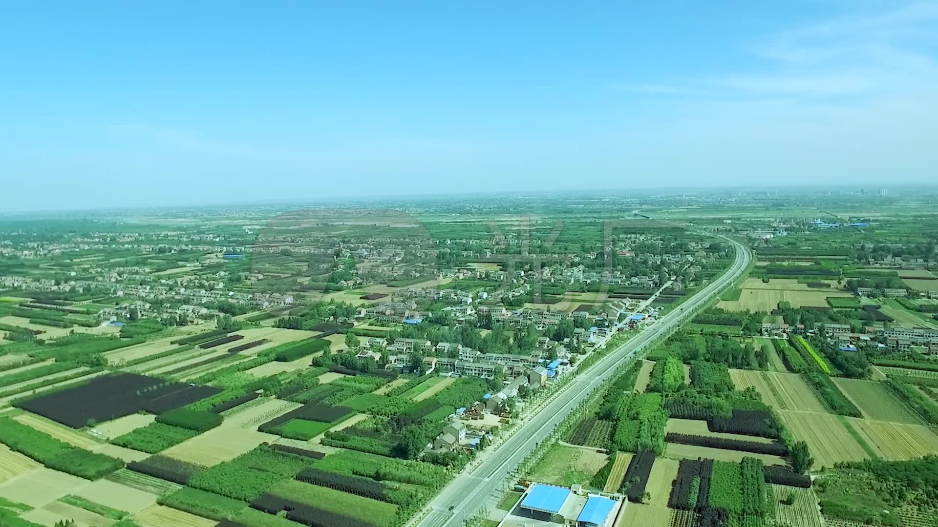 【4k高清】美丽富饶的关中平原农田庄稼_1920x1080