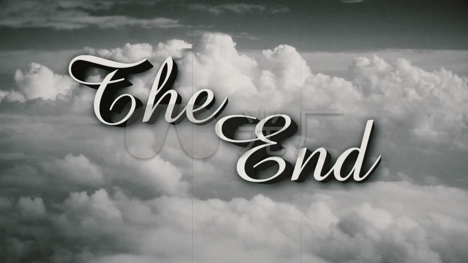 复古怀旧片尾结束end_1920x1080_高清视频素材下载(:)