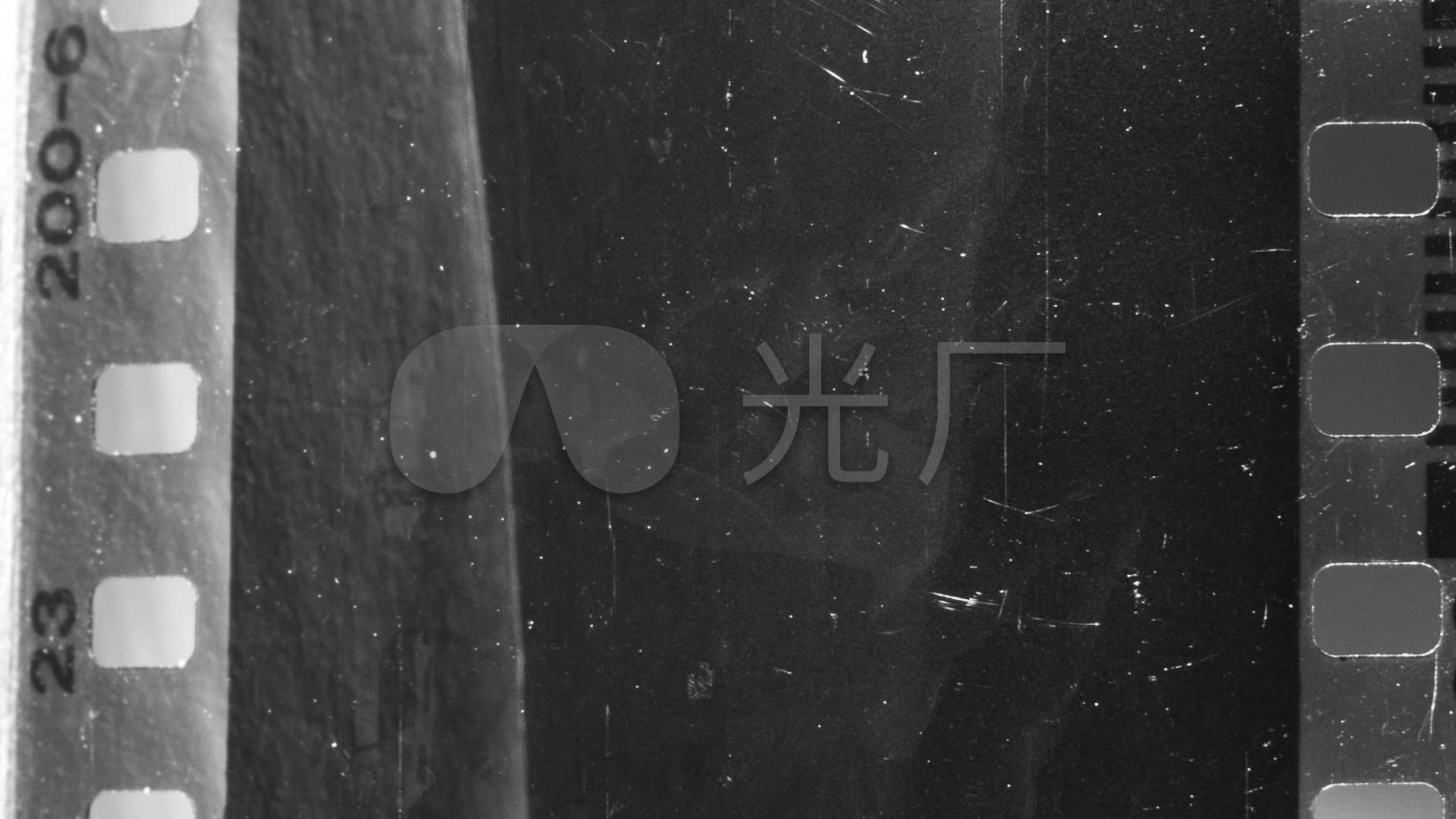 炫酷黑白胶片胶片划痕胶片感_1920x1080_高清视频素材