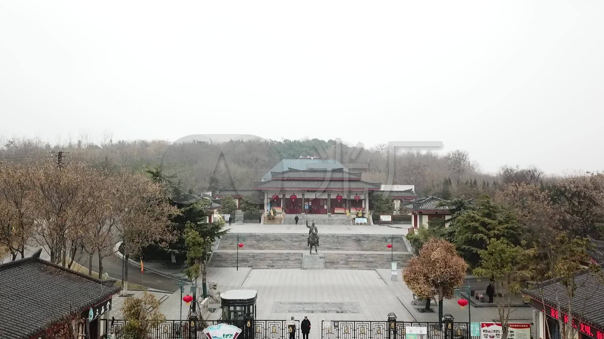 徐州汉文化景区楚王陵航拍原片