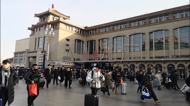北京站出站口远景-2019年拍摄_视频素材包下载(编号:)