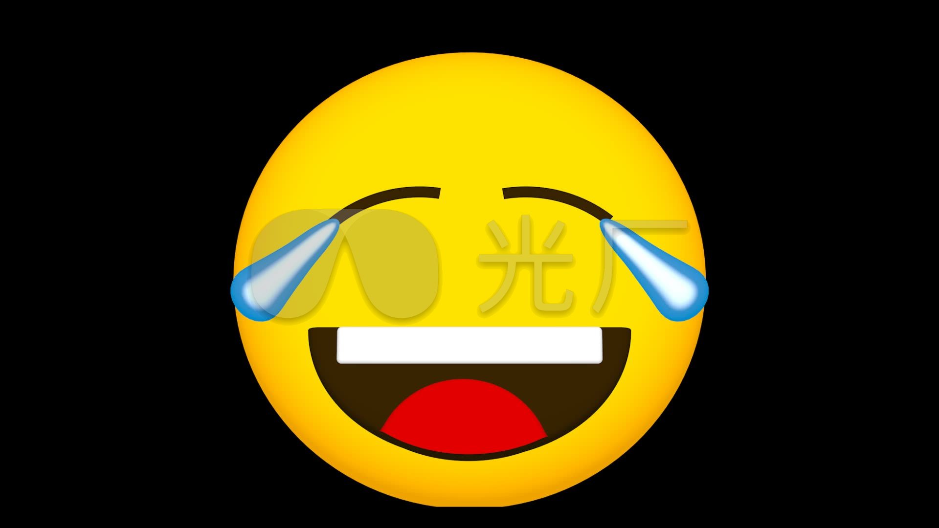哭笑不得网络表情可爱小黄脸