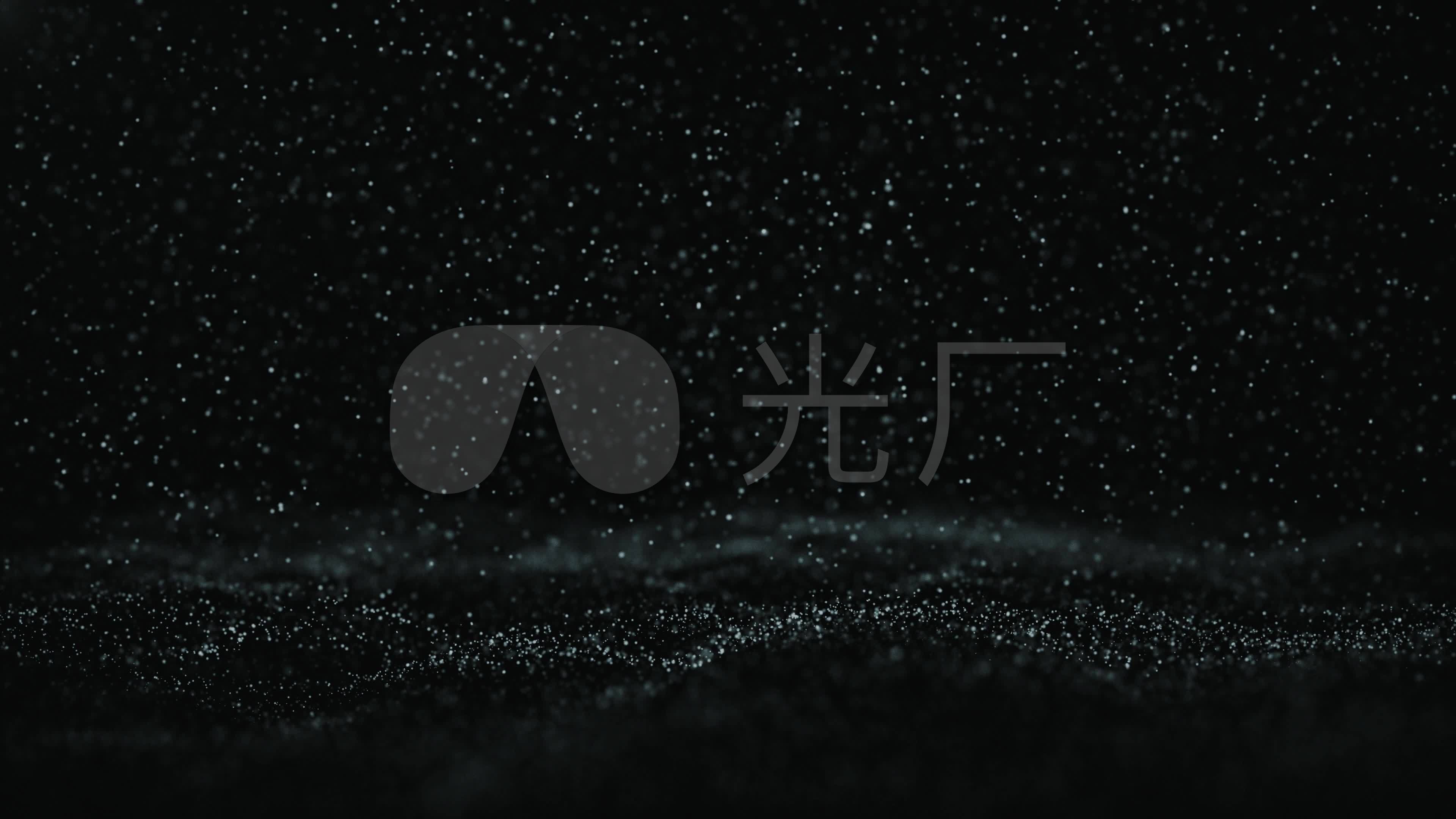 唯美粒子麦浪波纹背景