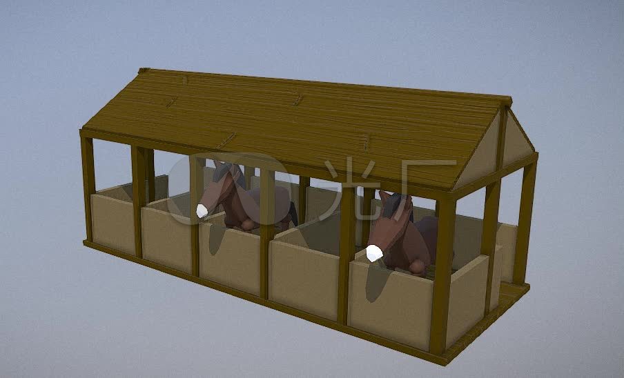 2387马厩(fbx)_9下载(编号:3309302)_3d模型_vj师网 www.vjshi.com