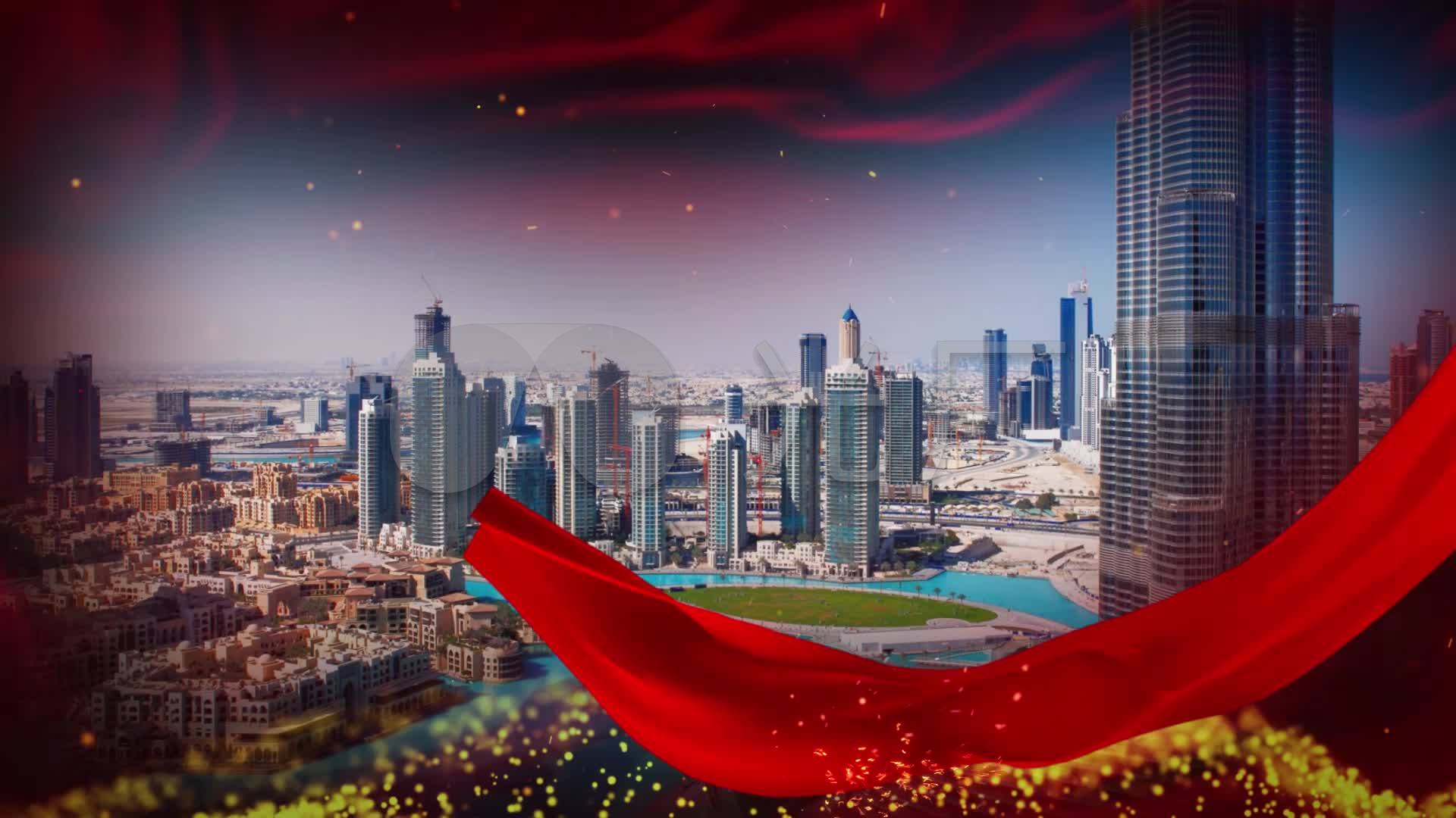 幸福中国一起走大屏背景素材(原创)_视频素材包下载