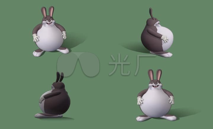 兔子三维模型