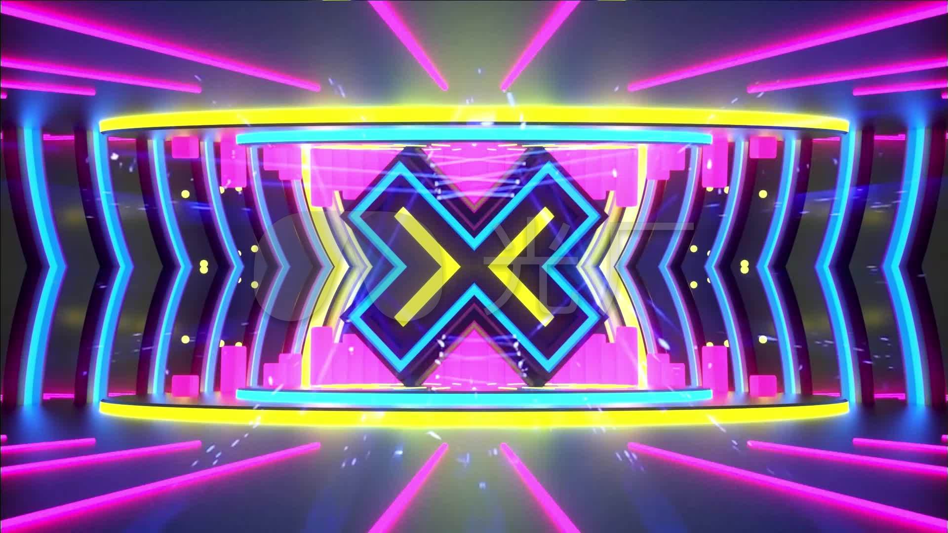 摇滚酷炫灯光秀dj电音舞曲背景