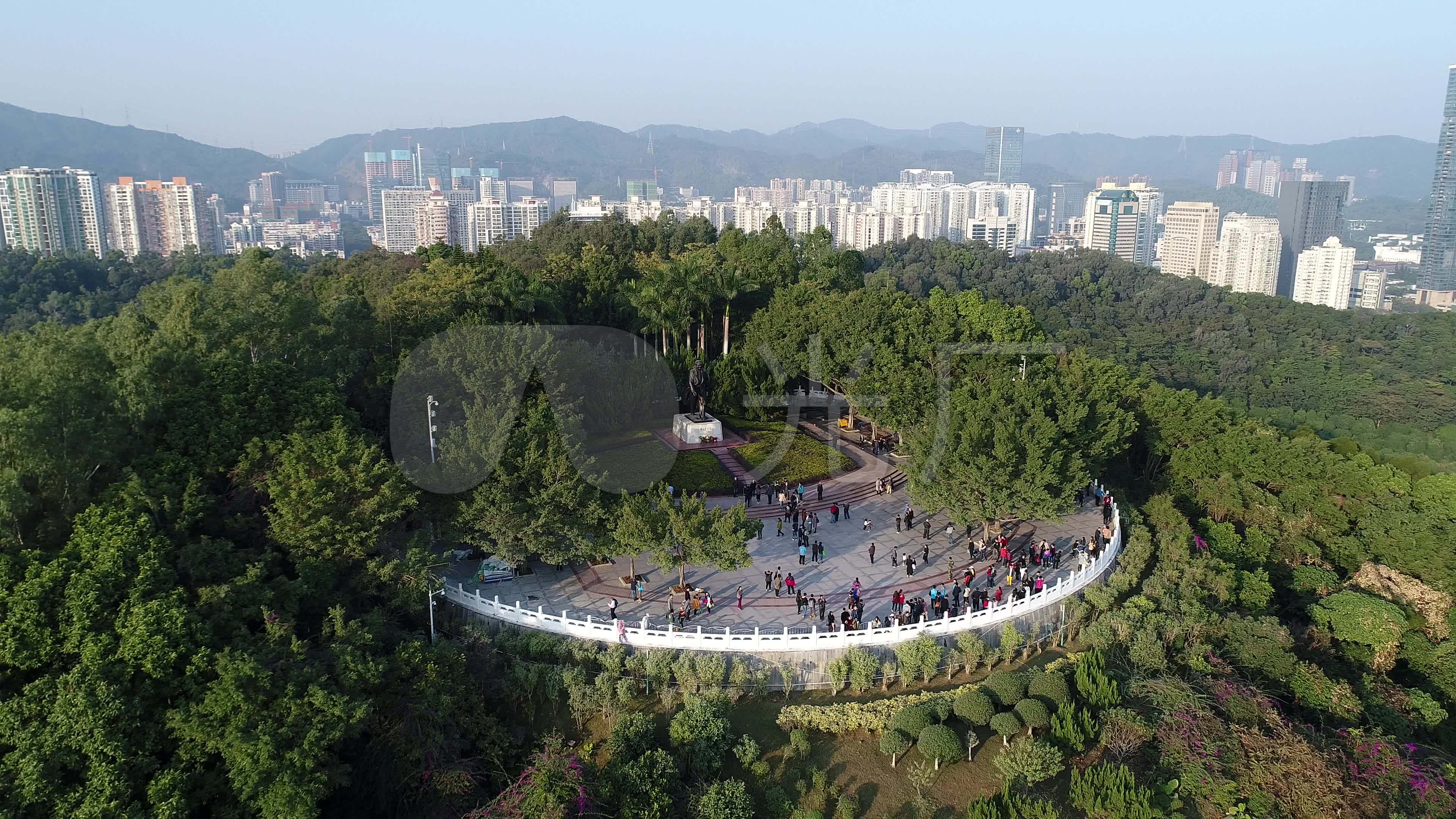深圳莲花山航拍01