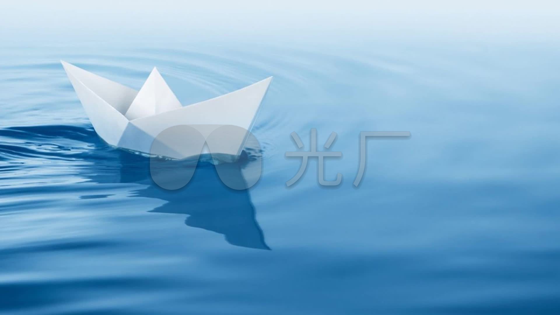 冰心《纸船-致母亲》朗诵背景视频