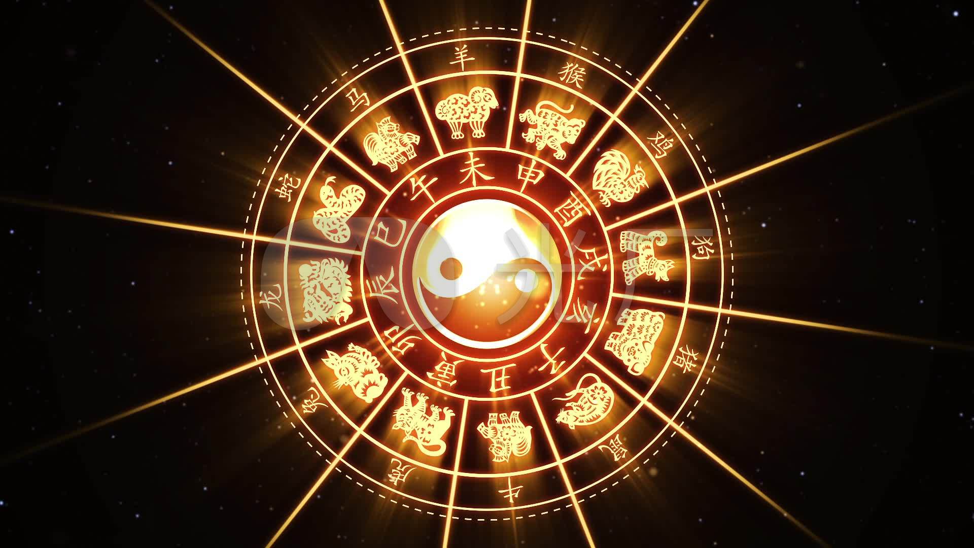 原创十二生肖led视频背景_1920x1080_高清视频素材(:)