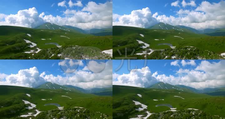 山区美景高山风景阳光