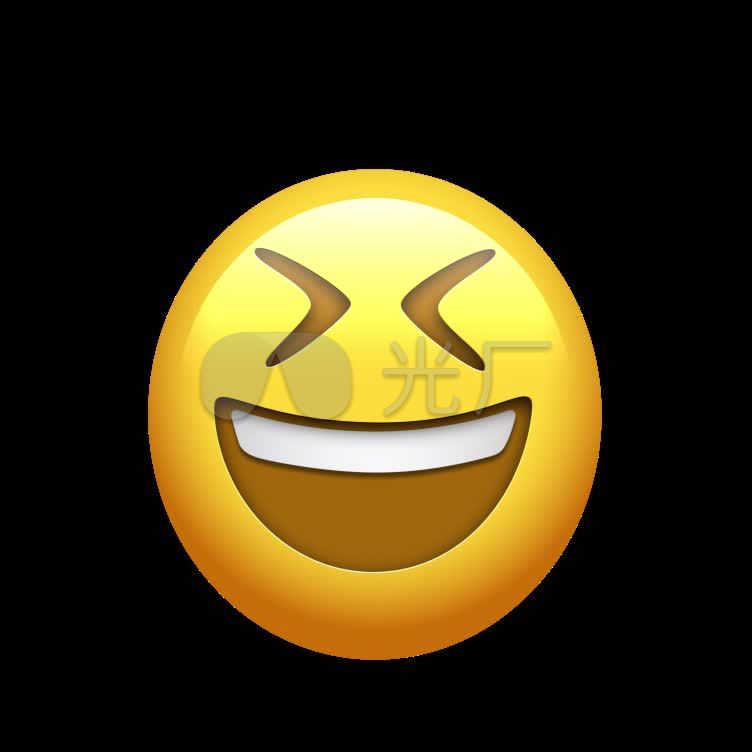 带透明通道超实用网红表情包之眯着眼笑