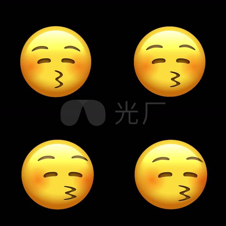 带透明通道超实用网红表情包之闭着眼睛害羞