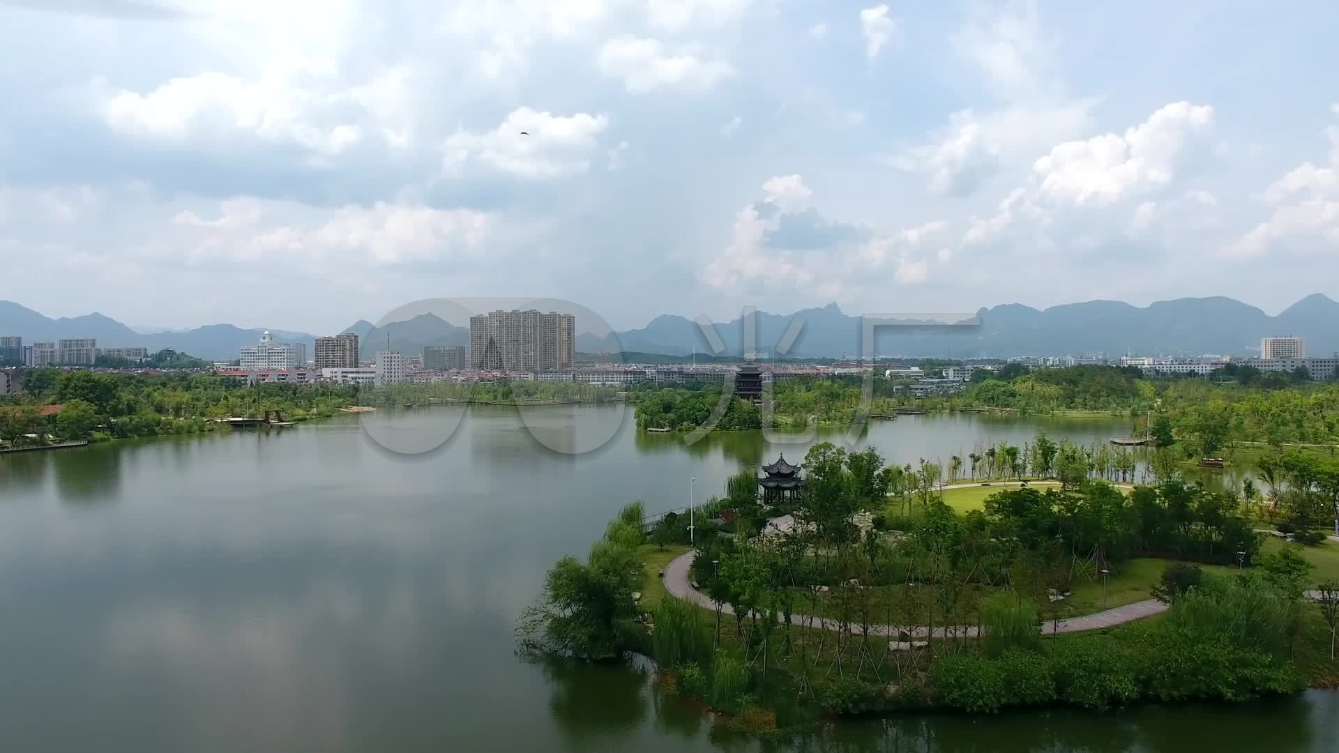 浙江金华浦江金狮湖_1920x1080_高清视频素材下载(编号:3338105)_实拍