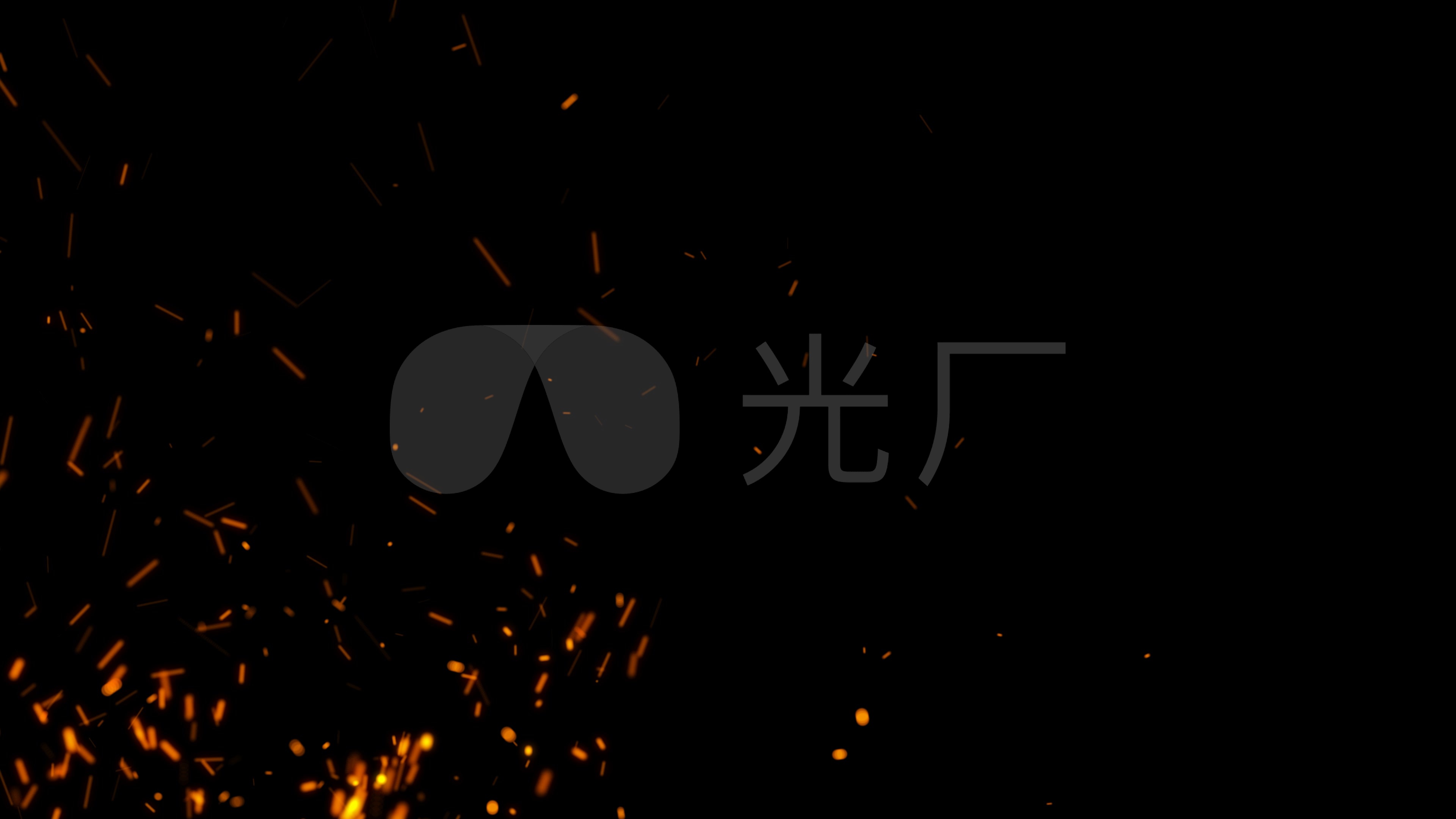 火花粒子飞溅火星星火_3840x2160_高清视频素材下载