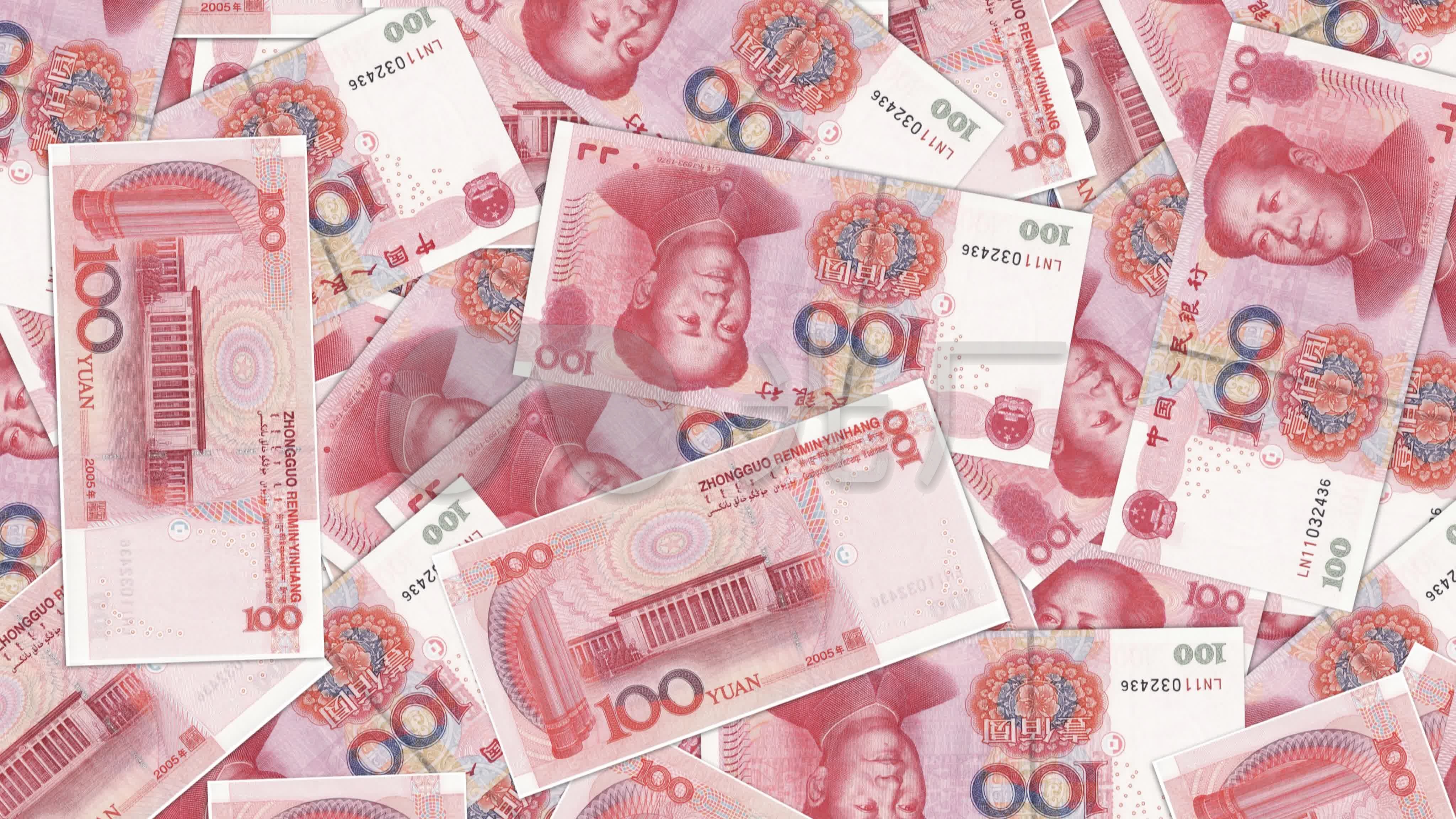 人民币特写金融财富_4096x2304_高清视频素材下载(编号:3354514)_实拍
