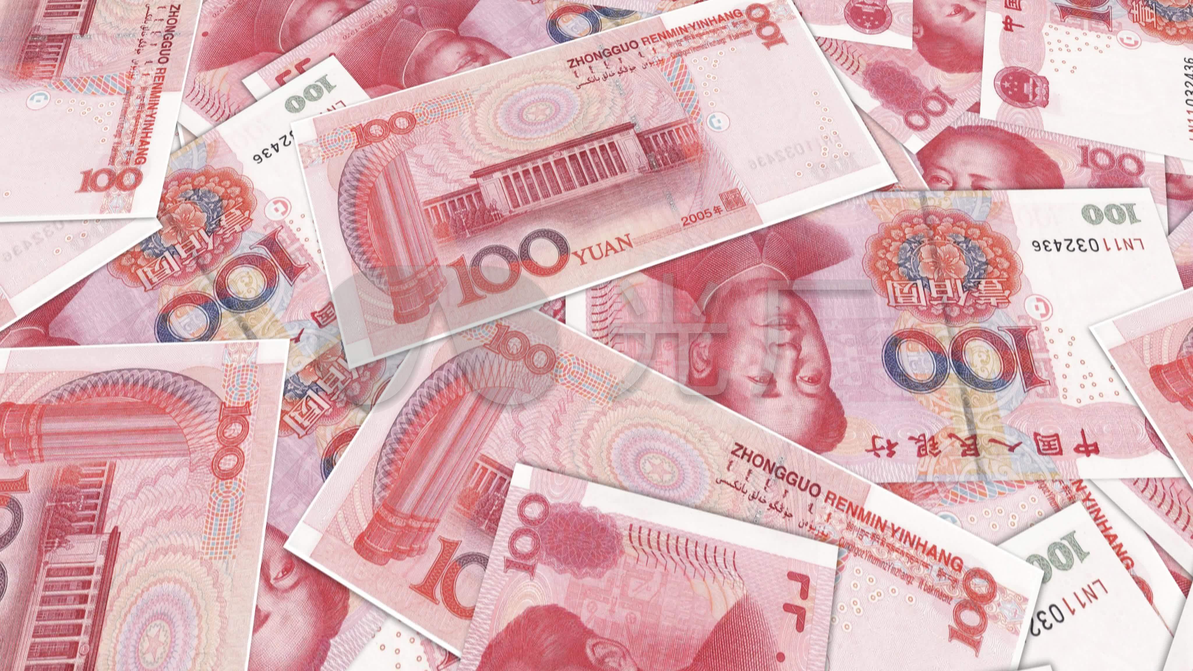 人民币特写金融财富_4096x2304_高清视频素材下载(:)