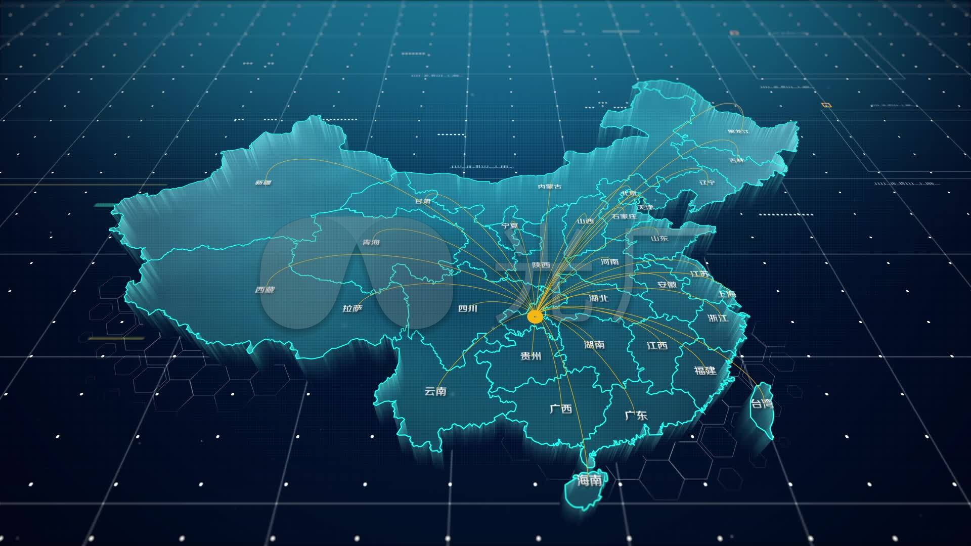 大气科技地图_9下载(编号:3360475)_3d模型_vj师网 .