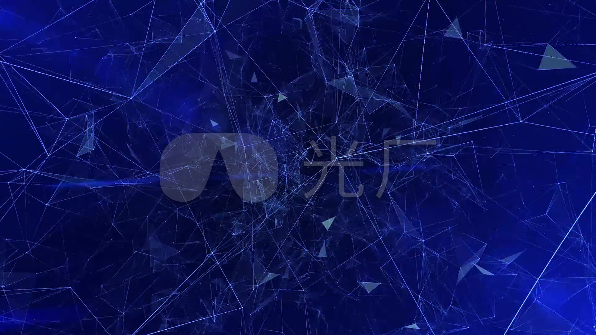科技感点线连接空间穿梭科幻_01080_高清