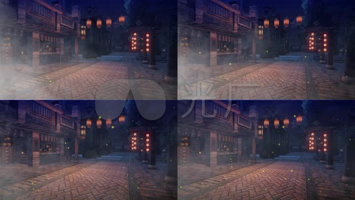 戏曲背景古代街道2