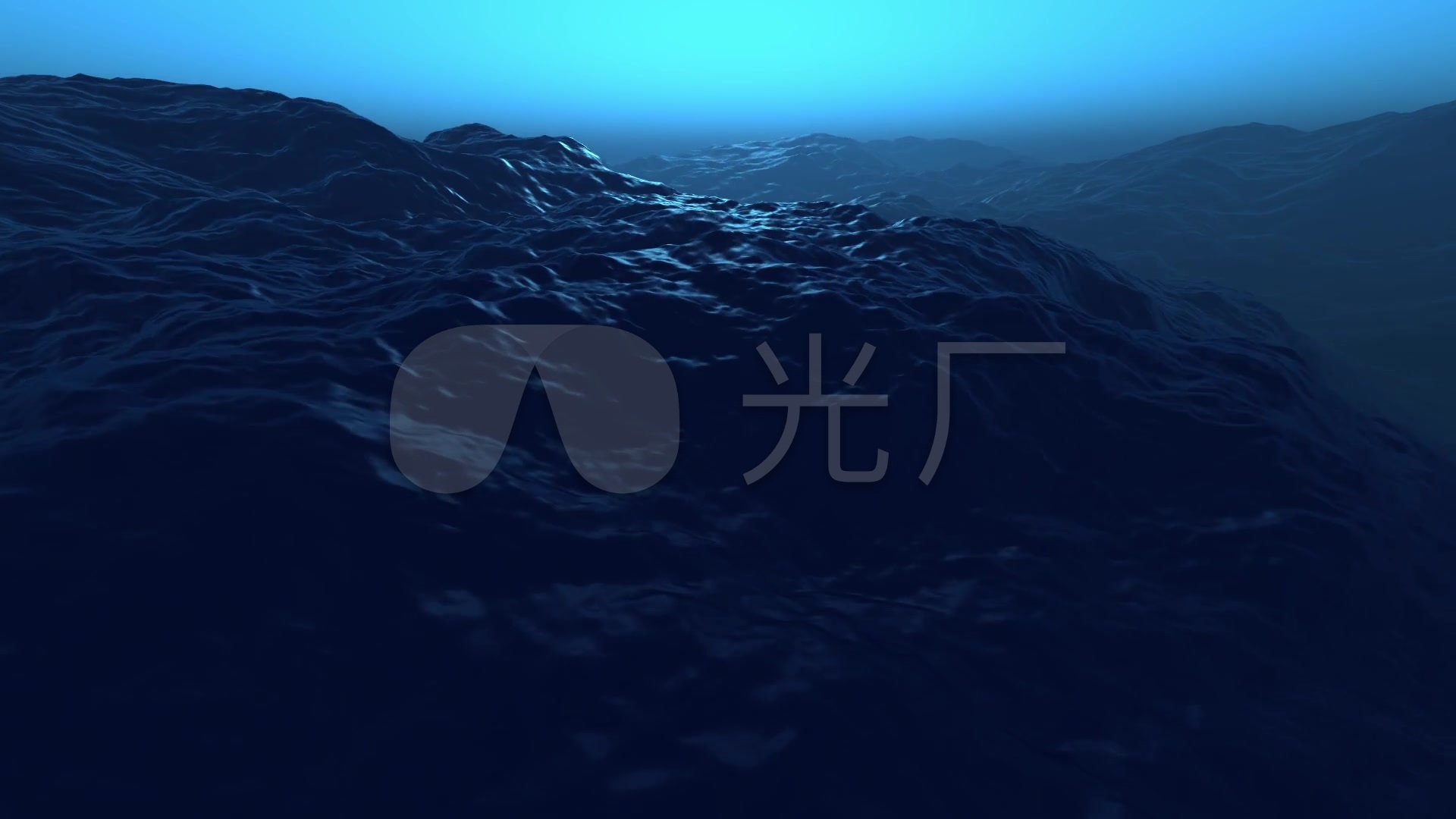 壁纸1920x1080海洋,壁纸1920x1080 俯拍海面水面蓝色海面大海海洋浪花海浪_1920x1080
