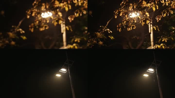 视频素材 实拍视频 景观人文 孤单路灯夜晚下雨伤感情绪灯光  评论0