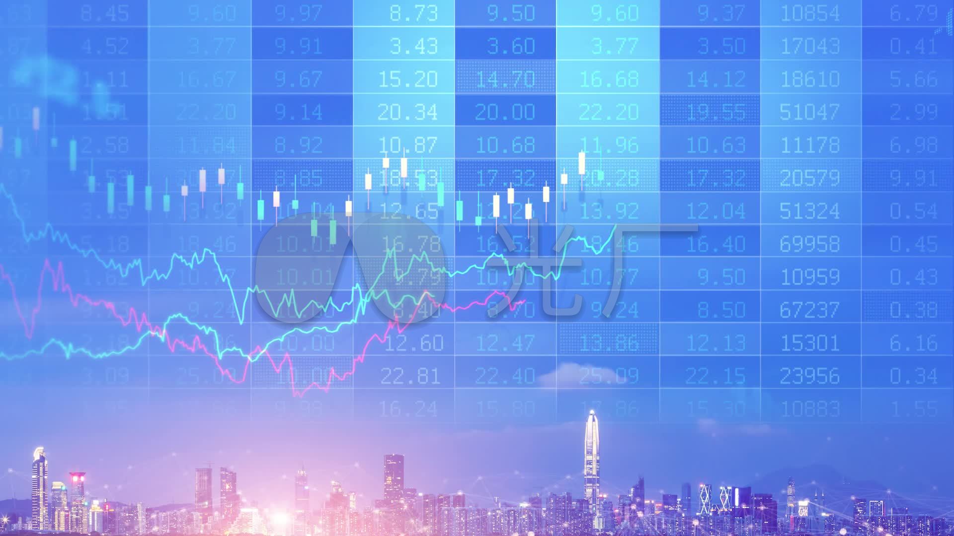 股票金融证券数据视频