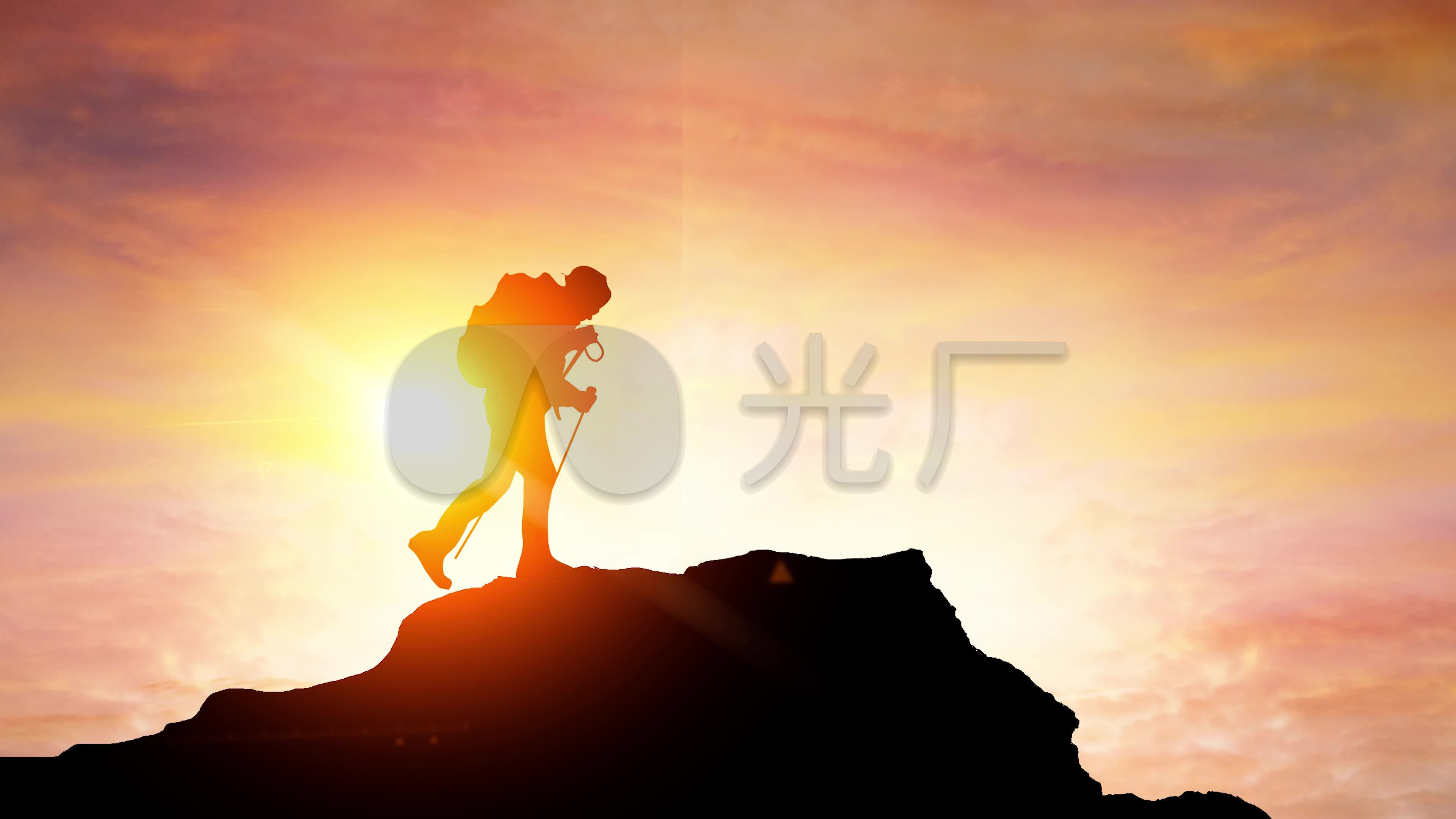 登山攀登团队合作精神_3840x2160_高清视频素材下载