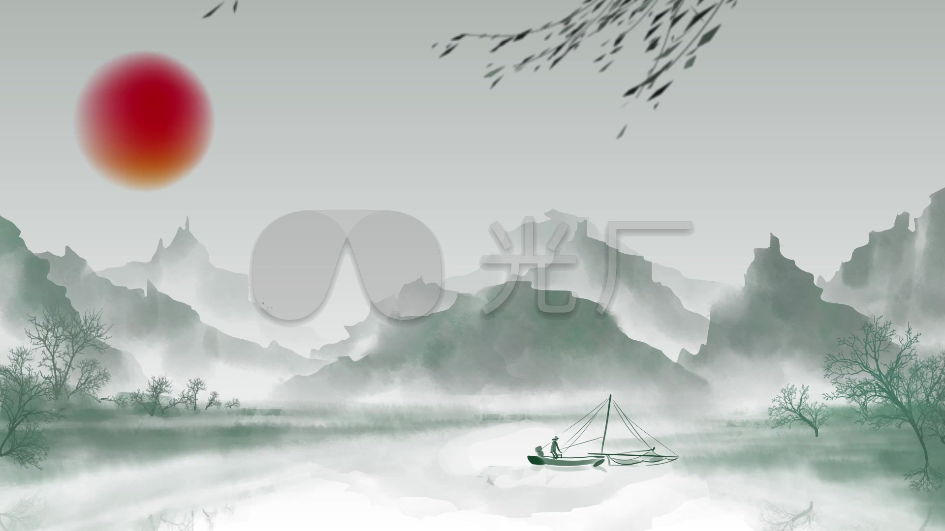 壁纸1920x1080动漫古风,鬼刀壁纸1920x1080超清 清明古风水墨背景动画_1920x1080_高清视频素材下载