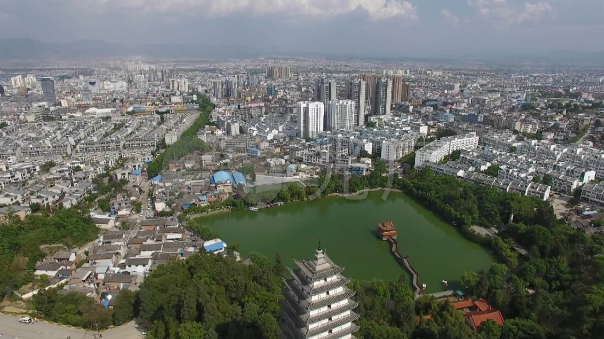 保山城市航拍