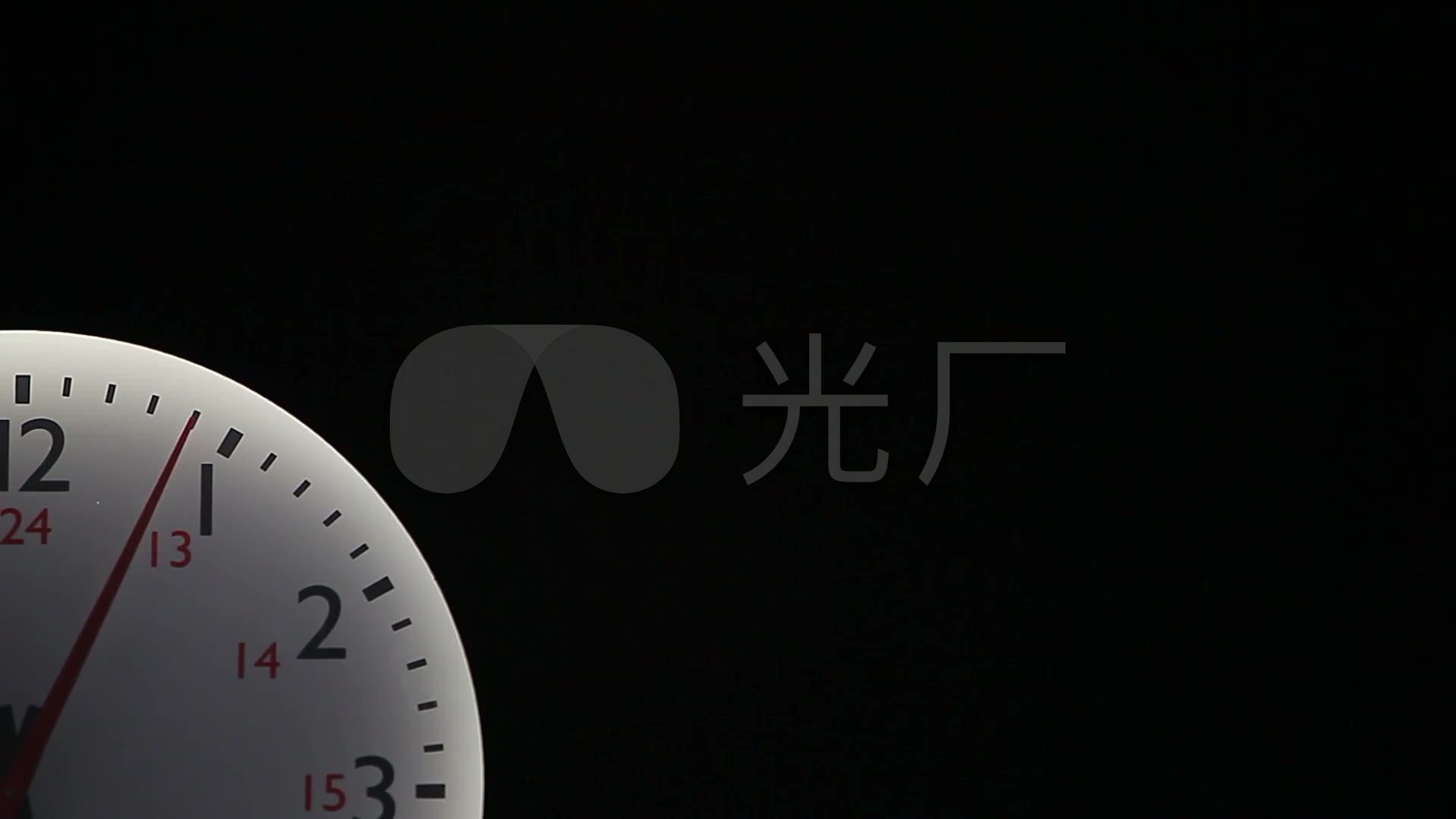 钟表时间流逝时间转动的指针_1920x1080_高清视频素材