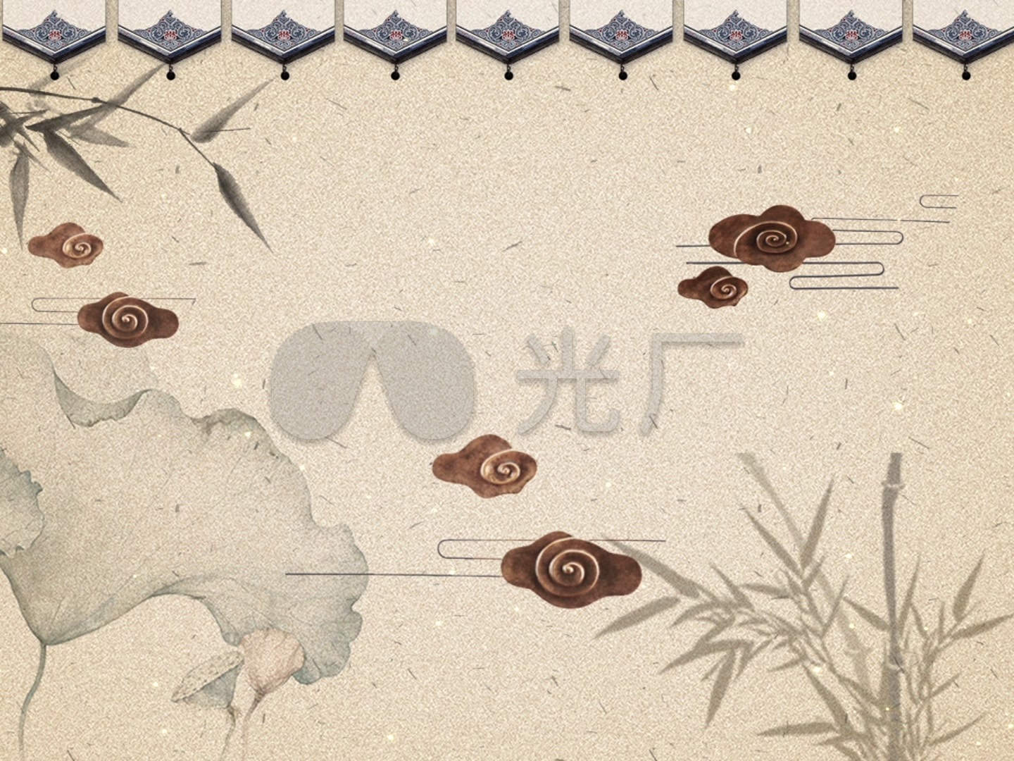 民国风创意大屏幕背景_1920x1080_高清视频素材下载