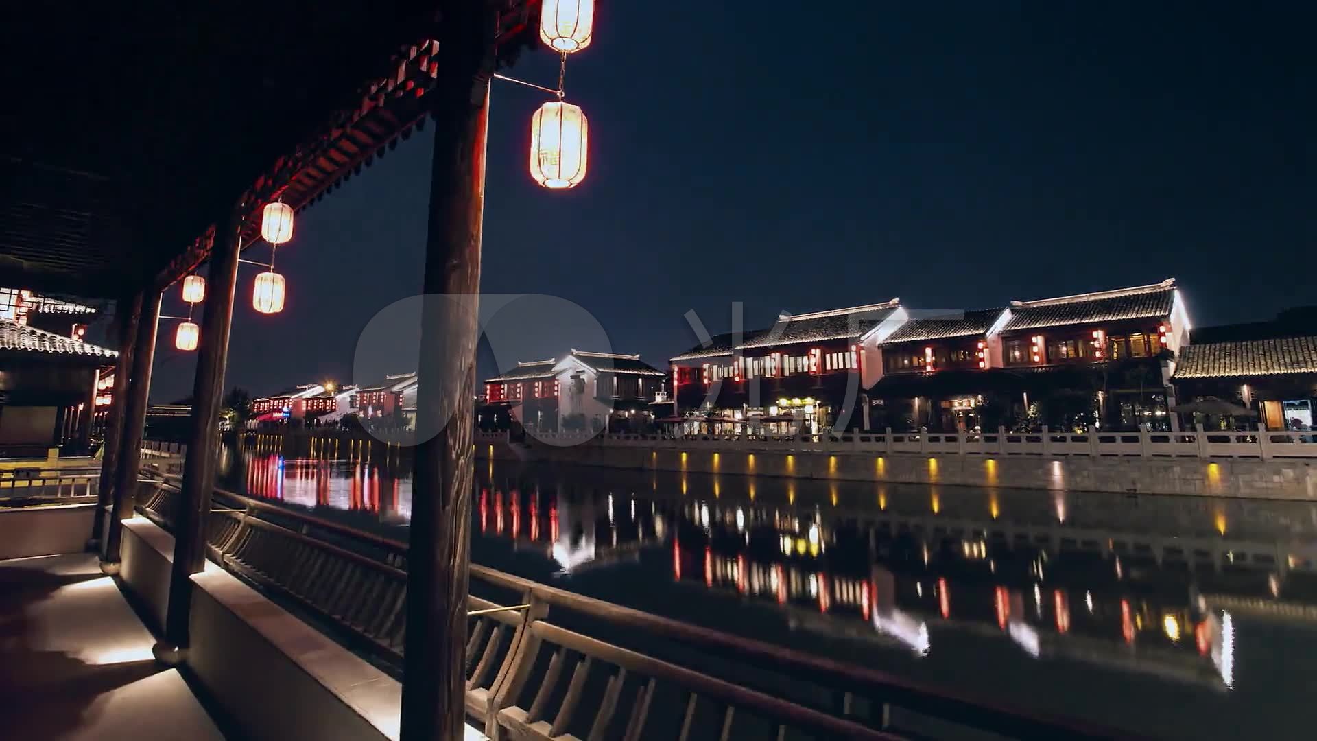 苏州古城夜景
