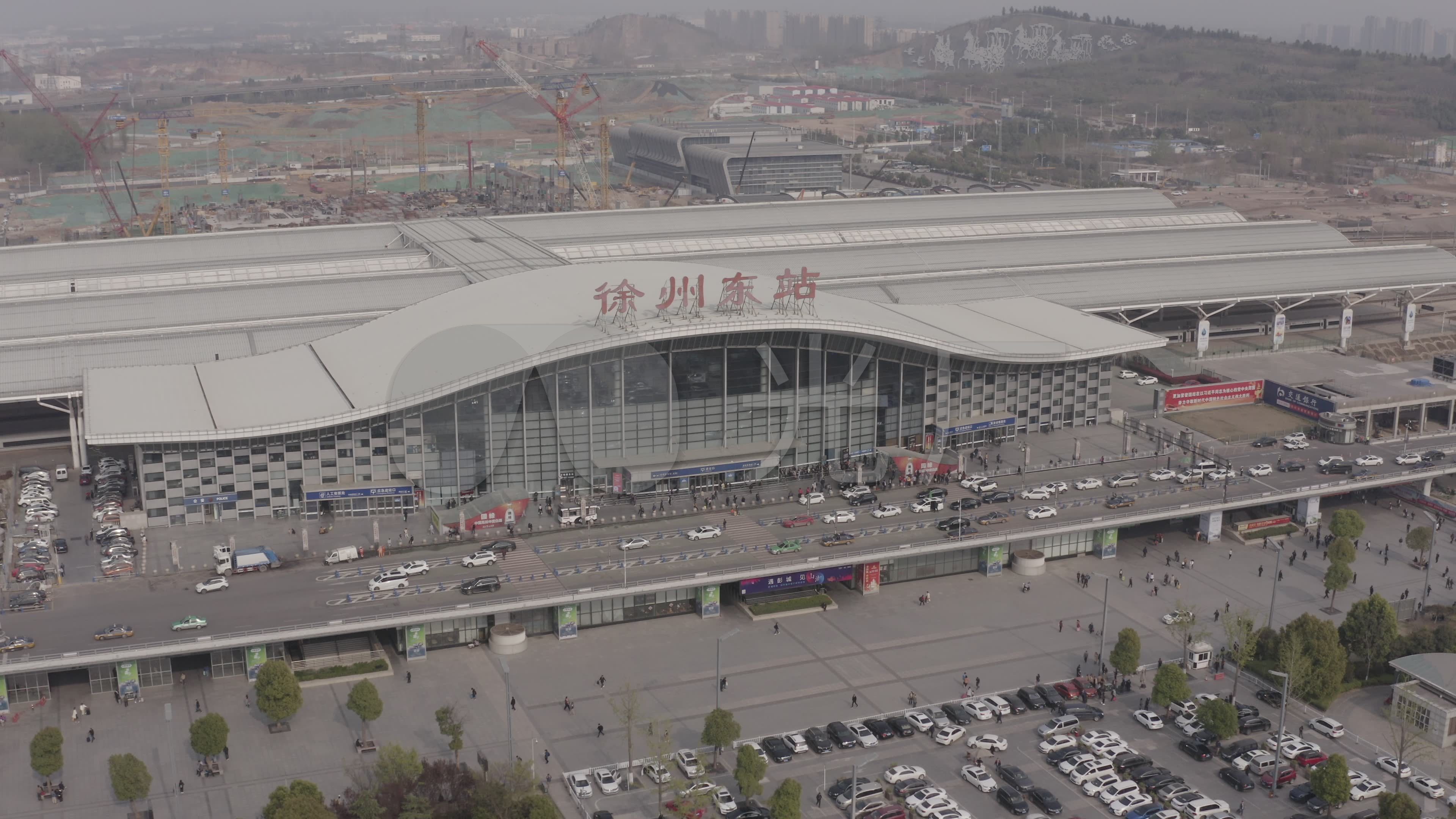 4k-log徐州东站高铁站