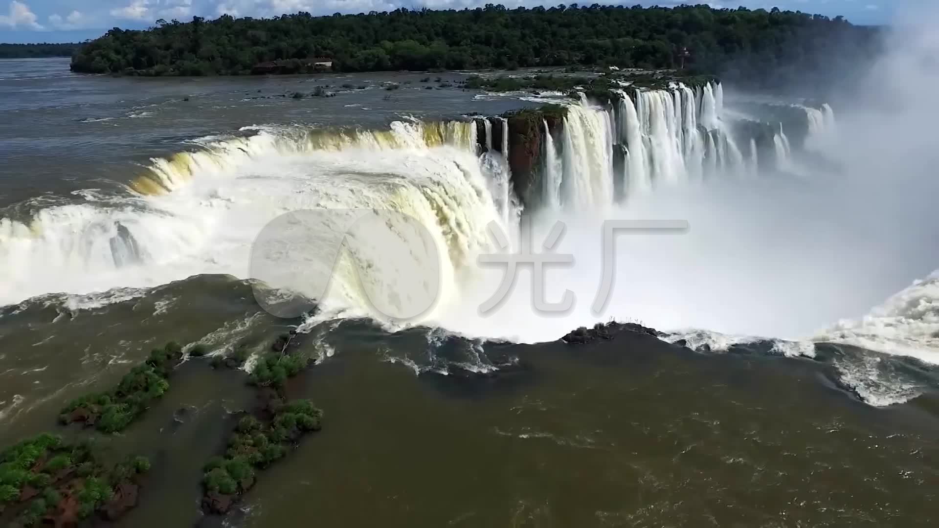 世界最大瀑布伊瓜苏瀑布视频素材