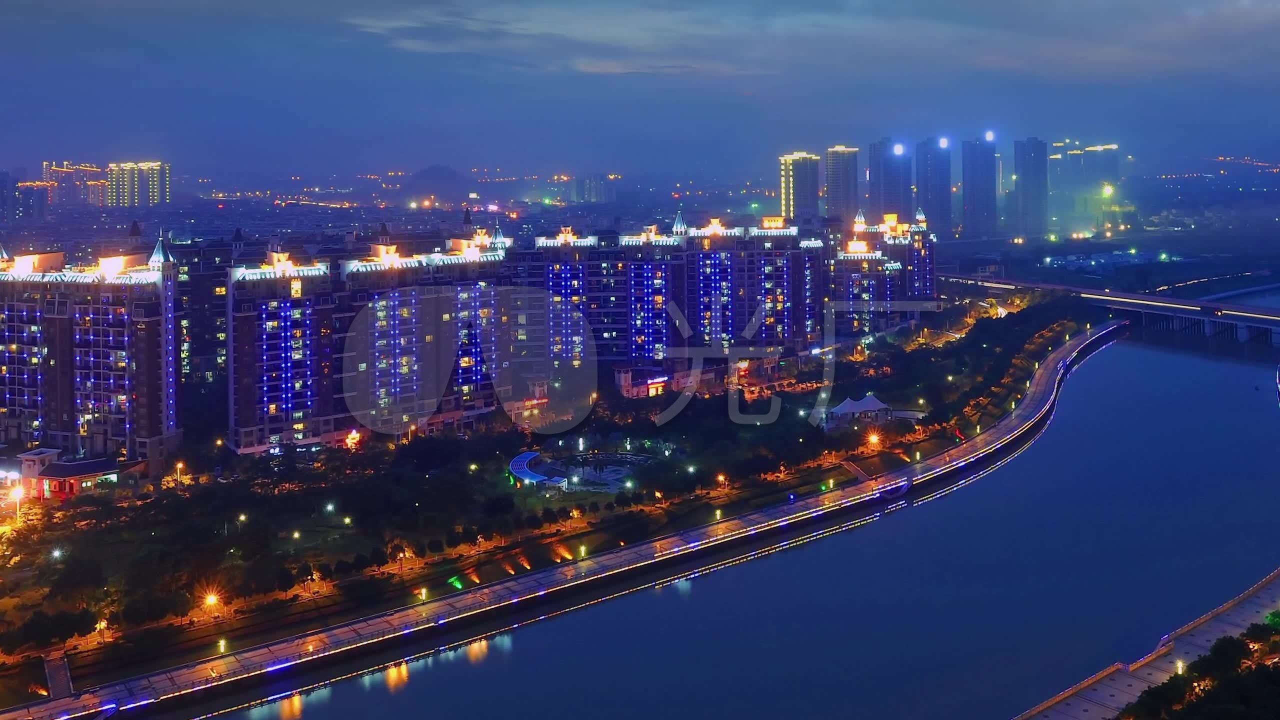 超清韶关市夜景延时_2560x1440_高清视频素材下载(:)