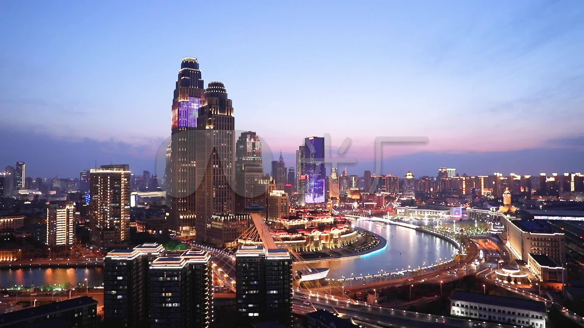 天津海河风景_1920x1080_高清视频素材下载(编号:)