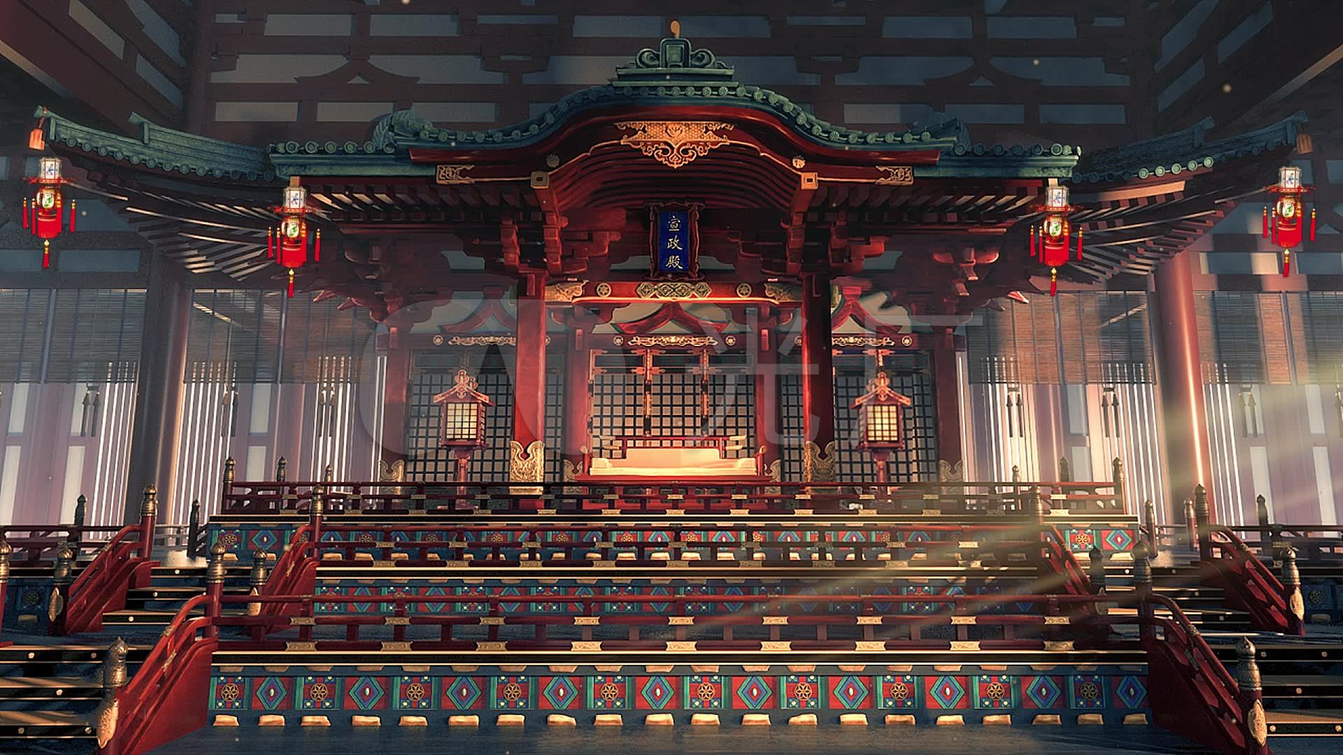 古代宫殿宣政厅