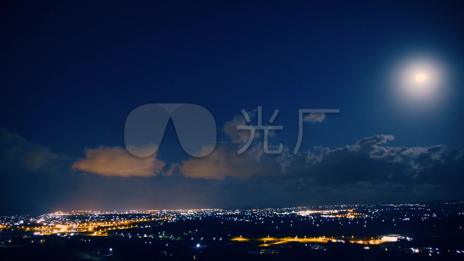 夜色城市远景_1920x1080_高清视频素材下载(编号:3465178)_实拍视频