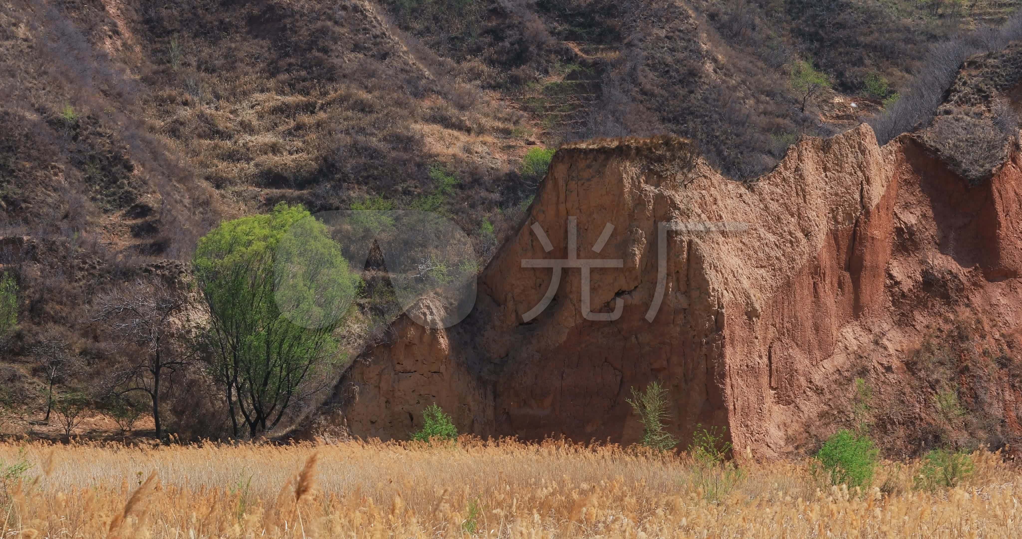4k陕西黄土峰林黄土沟壑
