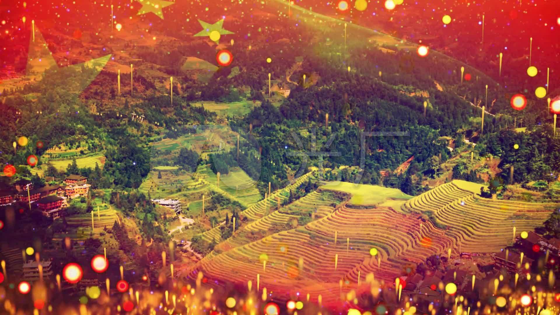 幸福中国一起走大屏背景素材(原创)_1920x1080_高清