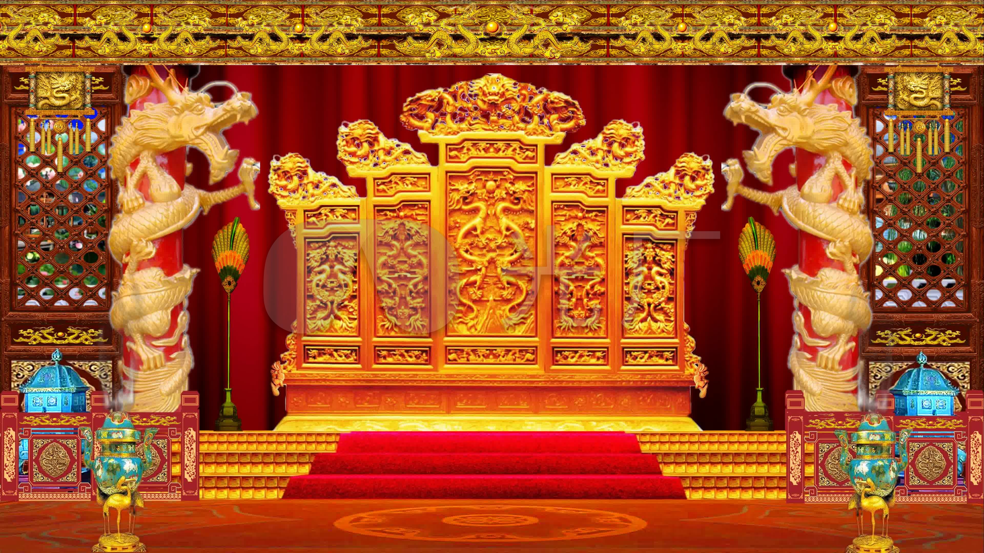 金銮殿_3840x2160_高清视频素材下载(编号:3468899)_舞台背景_光厂(vj